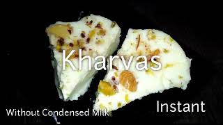 Instant Kharvas  खरवस  kharvas recipe  how to make instant kharvas in 30 min  Milk Pudding [upl. by Banyaz]