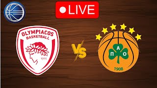 🔴 Live Olympiacos vs Panathinaikos  Live Play By Play Scoreboard [upl. by Sul]