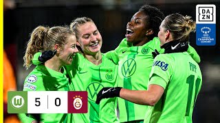 HIGHLIGHTS  VfL Wolfsburg vs Galatasaray AŞ  UEFA Womens Champions League 2425 Deutsch [upl. by Kramlich384]