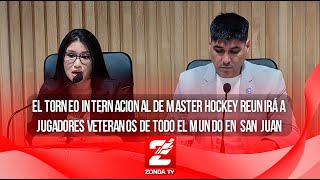 El Torneo Internacional de Master Hockey reunirá a jugadores veteranos de todo el mundo en San Juan [upl. by Nywled]