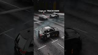 Cops vs Trackhawk srt dodge hellcataddicts fastcar redeye dodgedemon ram trx hellcat funny [upl. by Ahsenit]