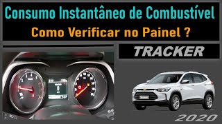 Consumo Instantâneo de Combustível Painel  Chevrolet Tracker [upl. by Neoma]