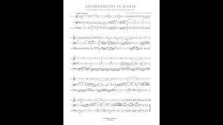 Johann Michael Haydn – Divertimento in DDur Horn Viola amp Kontrabaß [upl. by Lux]