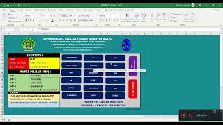 RAPOR PENILAIAN HASIL BELAJAR TENGAH SEMESTER GANJIL [upl. by Starkey948]