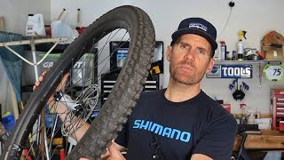 How to Replace a Tubeless Bike Tire [upl. by Velick590]