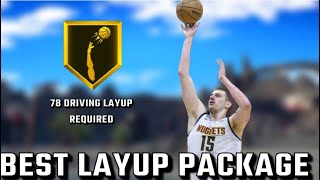 THIS LAYUP PACKAGE TURNED MY 7FT BIG INTO A PURE BUCKET in NBA2K24 [upl. by Enitsrik]