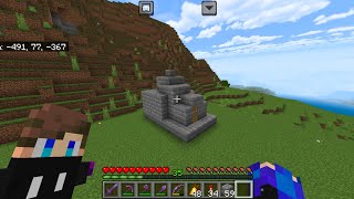 Minecraft pocket edition 121 silverfish XP farm Survival series [upl. by Ahcsatan335]