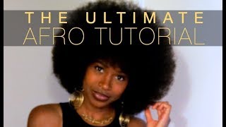 The Ultimate AFRO Tutorial  Quick amp Easy for Beginners [upl. by Hillinck]