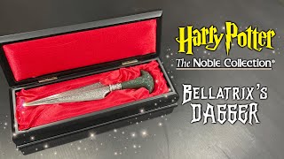 BELLATRIX LESTRANGE DAGGER  Dobby Killer  The Noble Collection Harry Potter [upl. by Rafferty]