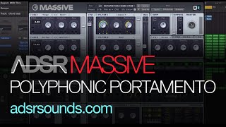 NI Massive  Polyphonic Portamento  How To Tutorial [upl. by Sisak]