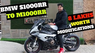 BMW S1000RR TO M1000RR  TAMILNADUS BEST MODIFIED amp EXPENSIVE S1000RR EVER [upl. by Ordnaxela20]