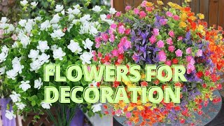 Artificial Fake Flowers for Outdoor Decoration  PQS Digital IT [upl. by Novyat]