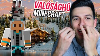 MILYEN LESZ A MAP 😮 VALÓSÁGHŰ Modok Minecraft 1 rész [upl. by Ramled]