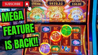 Fu Dai Lian Lian Panda Mega Feature on a Backup Spin casino 2023 4k choctawcasinos [upl. by Eal496]