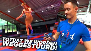 ALLE TRAMPOLINE PARK REGELS VERBREKEN  268 [upl. by Brina]