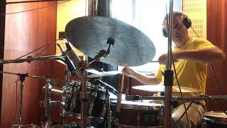 Julio Falavigna plays Canopus Zelkova Snare in the studio [upl. by Pry]