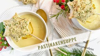 Pastinakensuppe mit Knusperstern [upl. by Nnyrb]