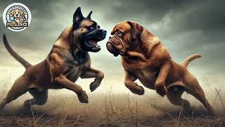 Bullmastiff vs Dogue de Bordeaux The Ultimate Battle of Strength and Strategy [upl. by Kecaj823]