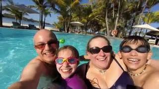 Family Holiday to Shandrani Resort Blue Bay Mauritius August 2016 [upl. by Yeoz518]