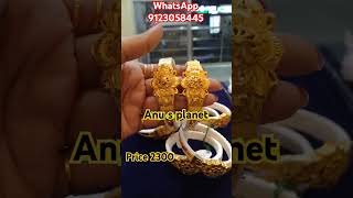 1gm gold plated original bracelet Sakha  price 2300 short viral video anusplanet8119 [upl. by Krahling508]