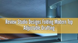 Review Studio Designs Folding Modern Top Adjustable Drafting Table Craft Table Drawing Desk Hobby [upl. by Eened]