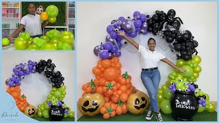 ARCO DI PALLONCINI 🎃TEMA HALLOWEEN🎃 14 [upl. by Okkin339]