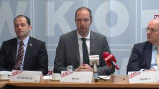 Pressekonferenz  Freihandelspolitik  Jürgen Roth WKÖ [upl. by Elleinet]