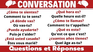 Conversation de base en Espagnol  Dialogues Questions et Réponses Apprendre lespagnol rapidement [upl. by Charlena930]