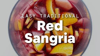 Easy Traditional Red Sangria 6 Ingredients  Minimalist Baker Recipes [upl. by Zechariah]