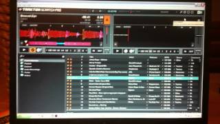 Traktor Scratch Pro with Vinyl Control using Serato Hardware SL1 [upl. by Vaenfila]