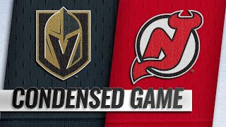 121418 Condensed Game Golden Knights  Devils [upl. by Schulman]