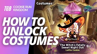 How To Unlock Costumes In Cookie Run Kingdom [upl. by Bunni]