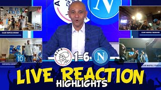 Ajax Napoli 16 LIVE REACTION con i tifosi napoletani a Miami Dublino Leverkusen e Pinerolo [upl. by Cresida]