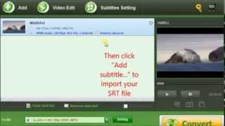 Two methods to add SRT subtitle to AVI [upl. by Nwahsd]