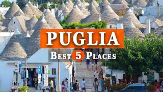 Puglia Italy 🇮🇹 Best 5 Places to visit in 2024  4k Travel Guide Video [upl. by Orag]