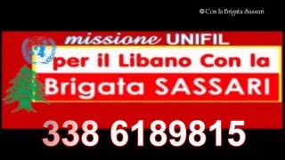 PER IL LIBANO CON LA BRIGATA SASSARI [upl. by Lavine]