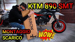 KTM 890 SMT  MONTAGGIO SCARICO E SOUND  DIY  4K  🇮🇹 [upl. by Whall]