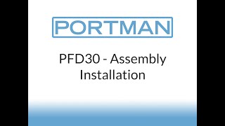 Portman  Pocket door systems  PFD30  Installation video [upl. by Jasmin]