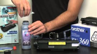 Toner Refill Kit for Brother  how to refill Brother toner cartridges using toner refills [upl. by Ginevra978]