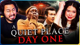 A QUIET PLACE DAY ONE Movie Reaction  First Time Watch  Lupita Nyongo  Joseph Quinn [upl. by Kcirret]