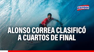 🔴🔵París 2024 Alonso Correa clasificó a cuartos de final del surf masculino en los Juegos Olímpicos [upl. by Alaj833]