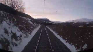 Drivers Eye View Oppdal to Dombås in December [upl. by Robina139]