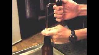 Counterpressure bottle filler in use [upl. by Olive]