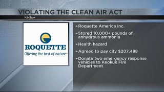 Roquette America Inc accused of violating Clean Air Act [upl. by Kliman]