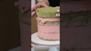 Strawberry Matcha Cake [upl. by Berta548]