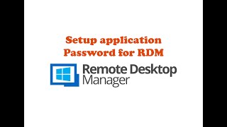 How to use application password in RDM [upl. by Joaquin43]