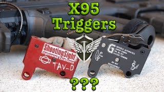 IWI X95 Aftermarket Triggers Do They Work [upl. by Reppep40]