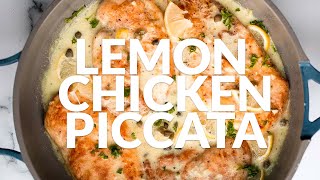 Creamy Lemon Chicken Piccata [upl. by Anerual633]