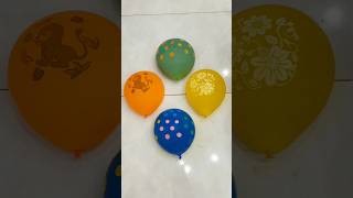 Mesmerizing Red Yellow And Blue Balloon Popping In Reverse Asmr Video 🎈 [upl. by Alsi]