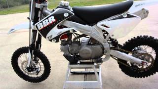 BBR Production Pit Bike 2011 BBR MM12P Review and Start up [upl. by Fleck291]